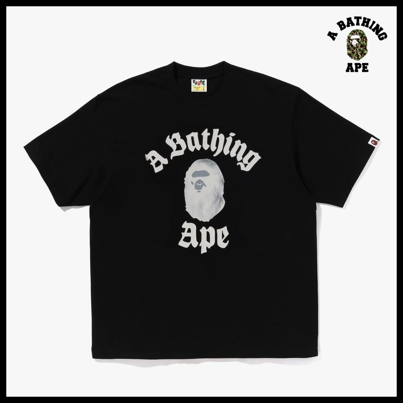 ◆BAPE◆ Tシャツ T Shirt Black ロゴ ストリート