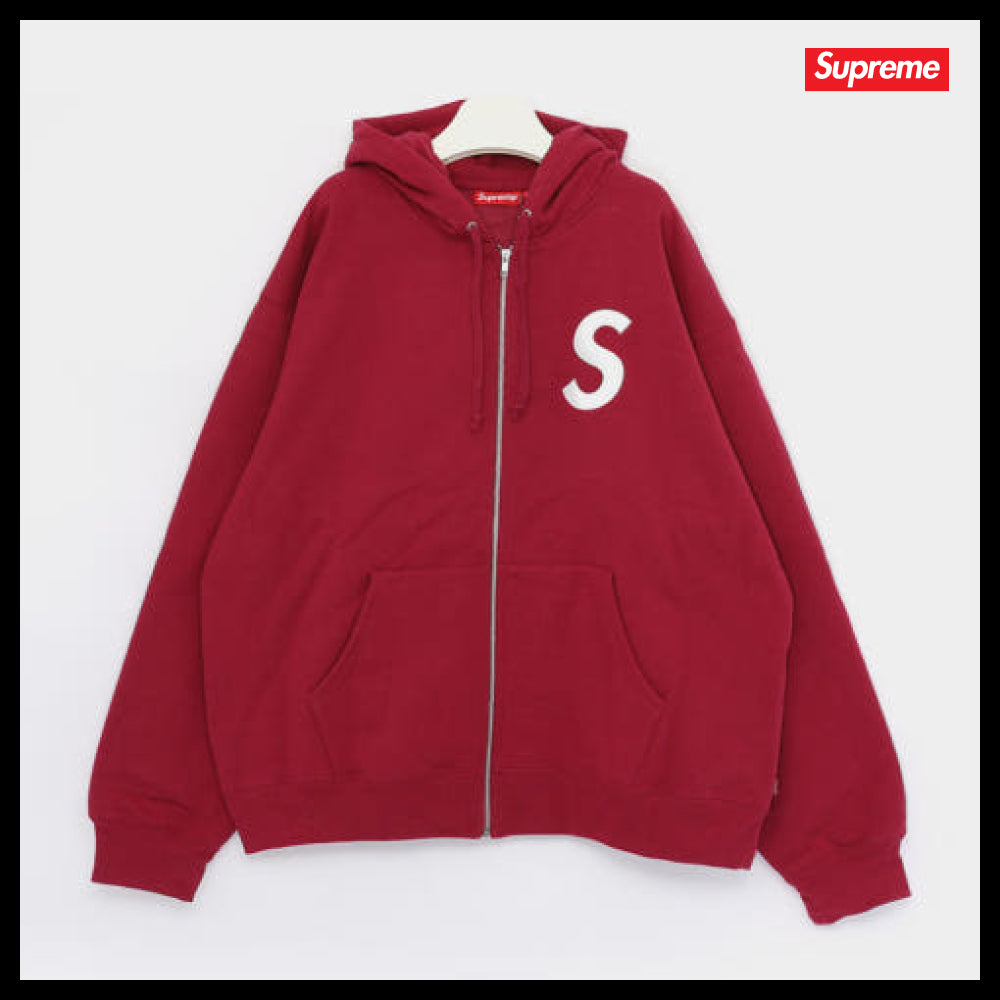 【100%正規品保証 Supreme】S Logo Sweat Hoodie Zip Up Jacket