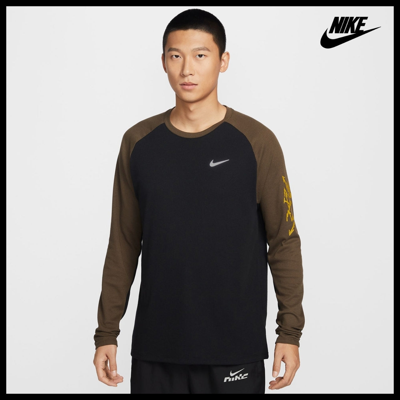 【Nike】CLUB DRY FIT STRIDE MEN'S WAFFLE CREWNECK SWEATSHIRT
