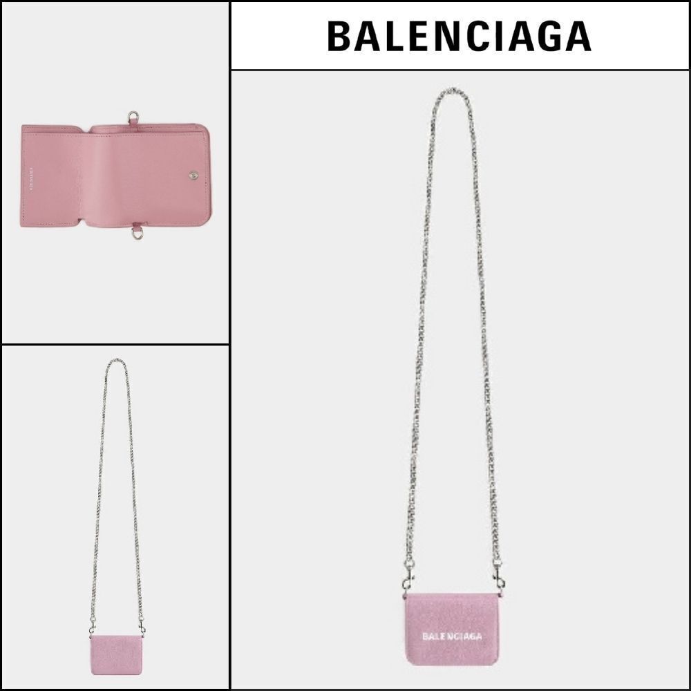 ★BALENCIAGAアウトレット セール ★Cash Logo WOC Bag Pink