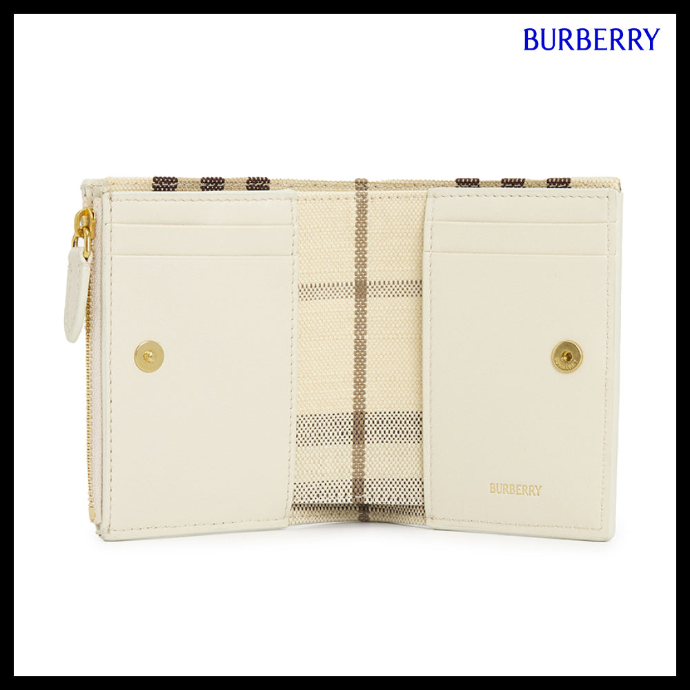 【Burberry】Bloomsbury Women’s Half Wallet