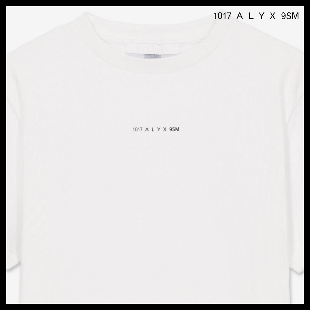 【ALYX】ロゴプリント 半袖Tシャツ ホワイト