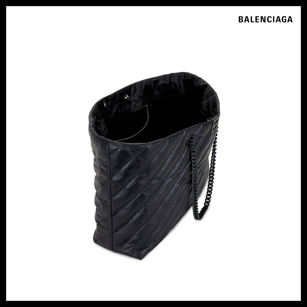【BALENCIAGA】Crush Large Carry All Tote Bag Quilted