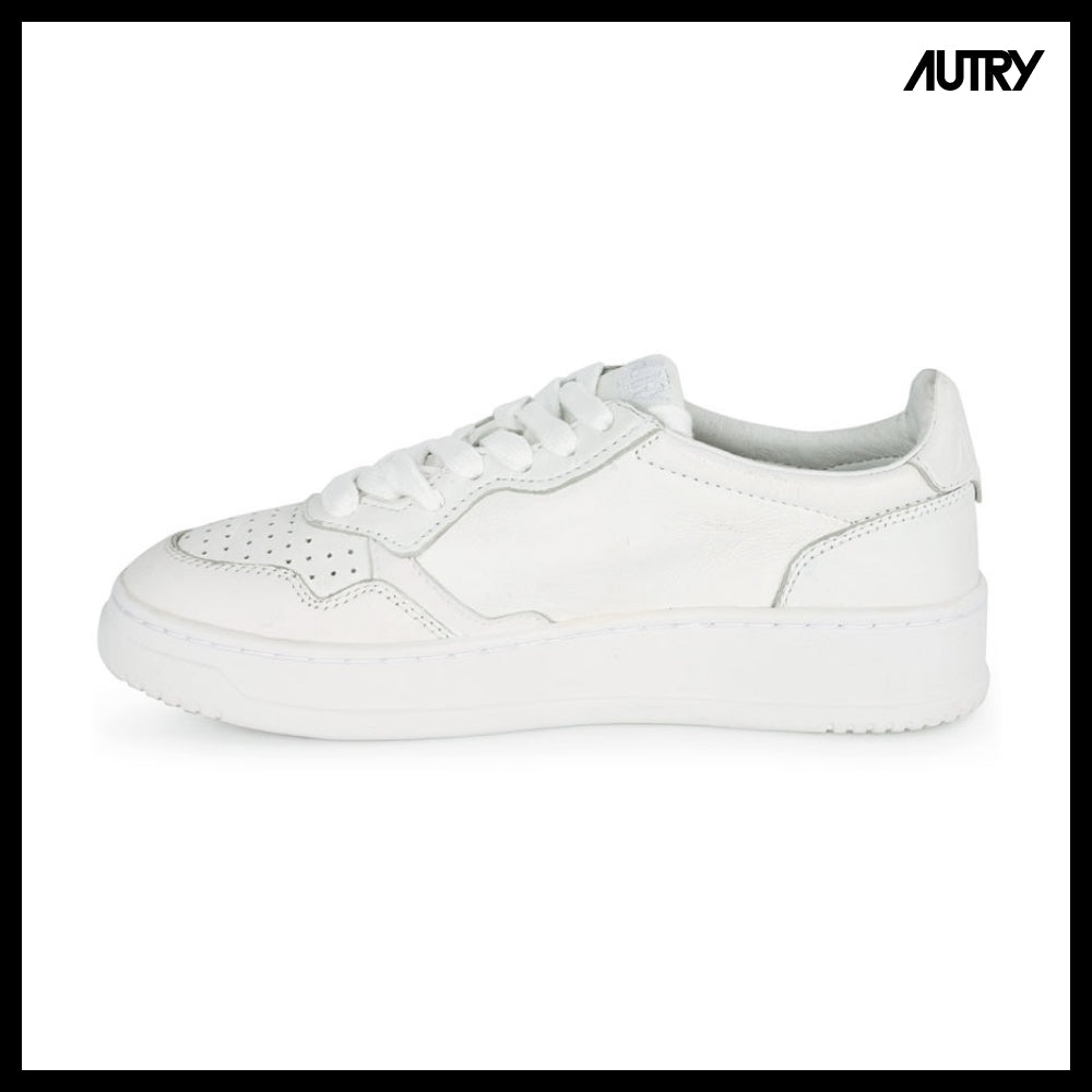 【AUTRY】Medalist Leather Low Top White