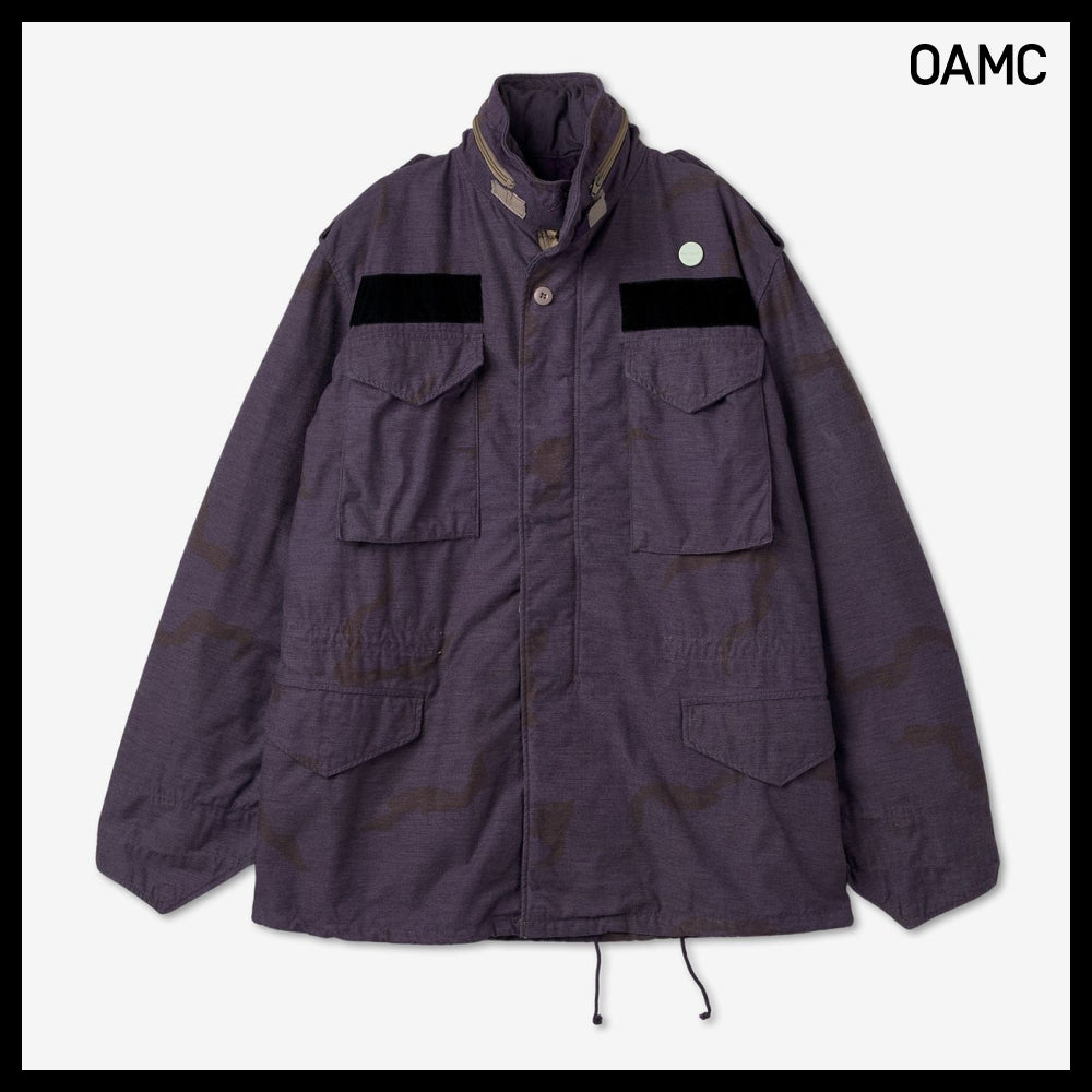 ◆OAMC◆ リワーク フィールド カモ ジャケット パープル