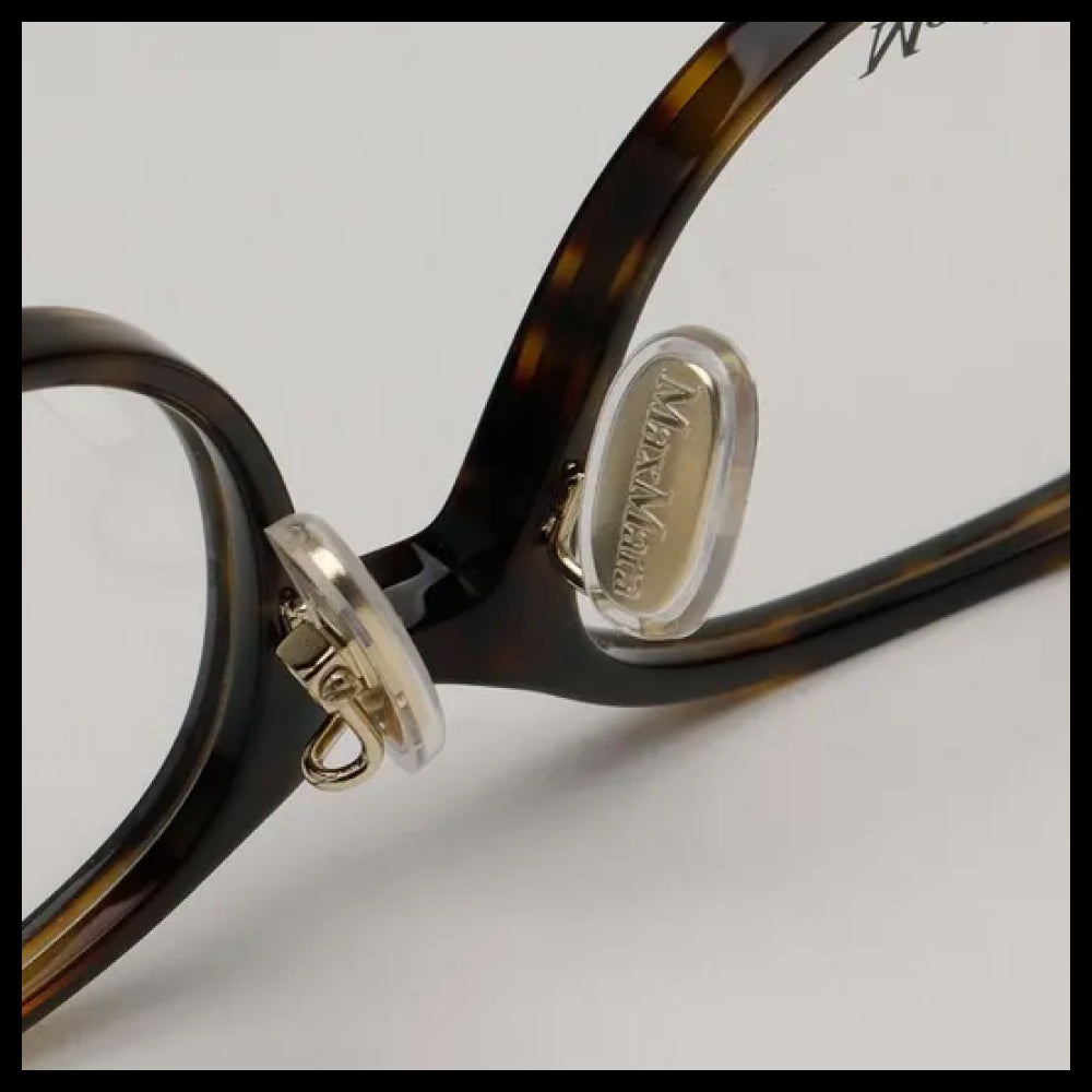 【Max Mara】Leopard Horn-Rimmed Eyeglasses Asian Fit Unisex