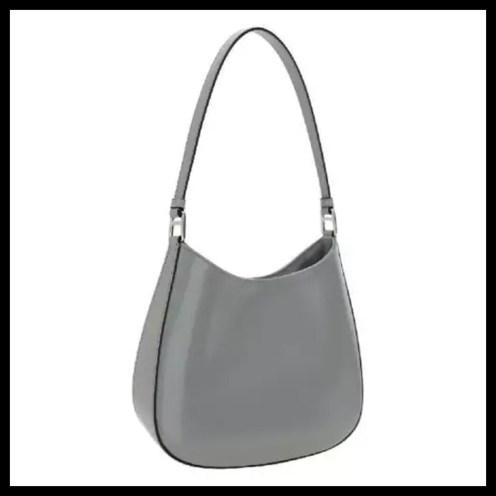 【PRADA】Cleo Brushed Leather Shoulder Bag