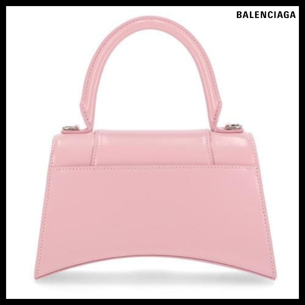 【BALENCIAGA 】Hourglass Top Handle Bag Pink