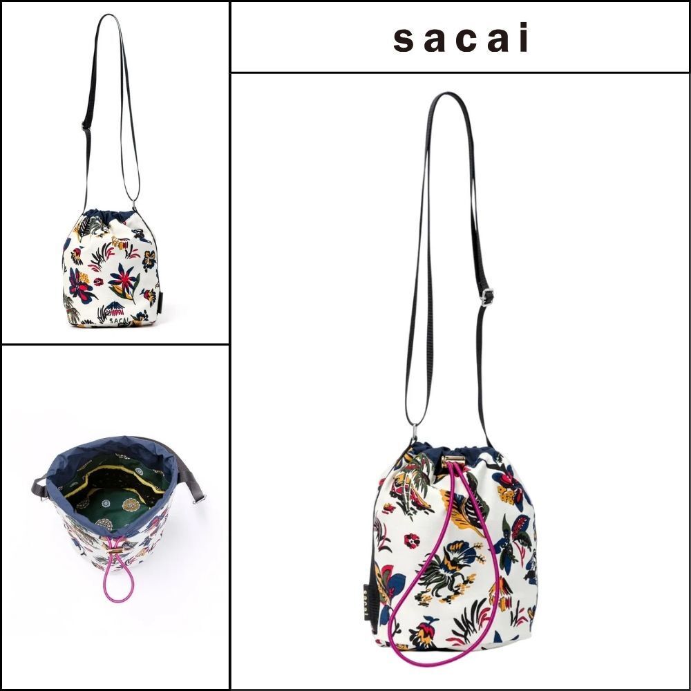 【sacai】Zantan Makeup Pouch Off-White