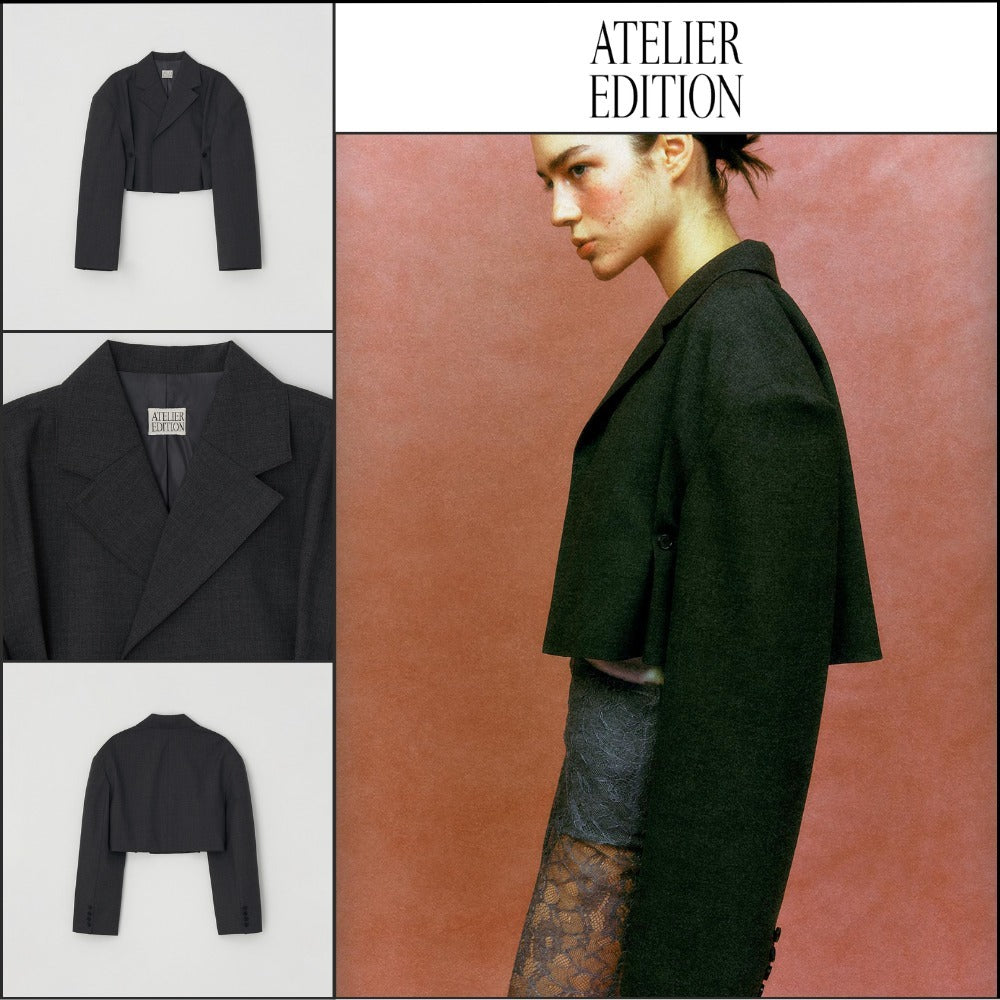 【Atelier Edition】Button Crop Jacket