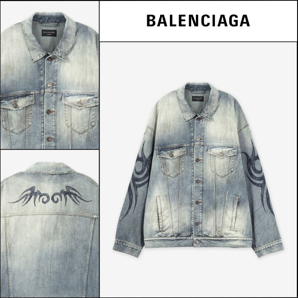 【BALENCIAGA】Oversized Jacket Stain