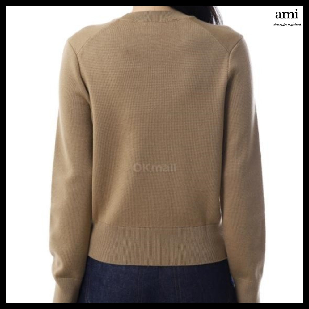 【AMI】Wool Ami de Coeur Crewneck Sweater