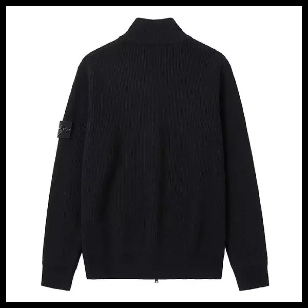 【STONE ISLAND】SS26 Men Regular Fit Zip Up Knit