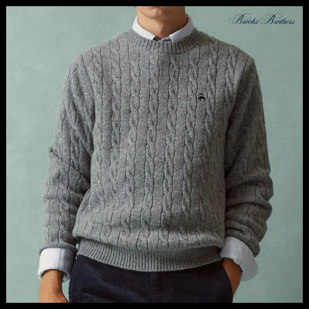 【Brooks Brothers】Shetland Cable Pullover 5Colors