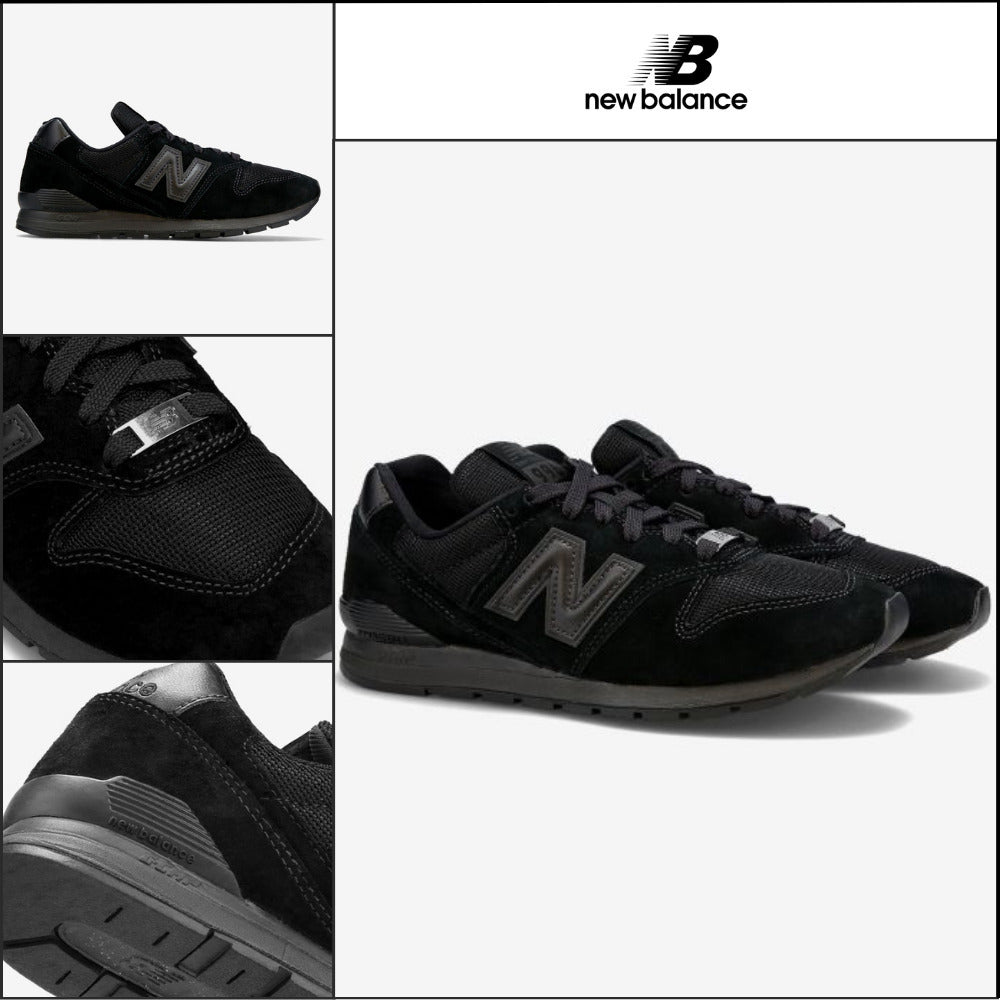 【New Balance】996 Sneakers Suede Running Shoes Black