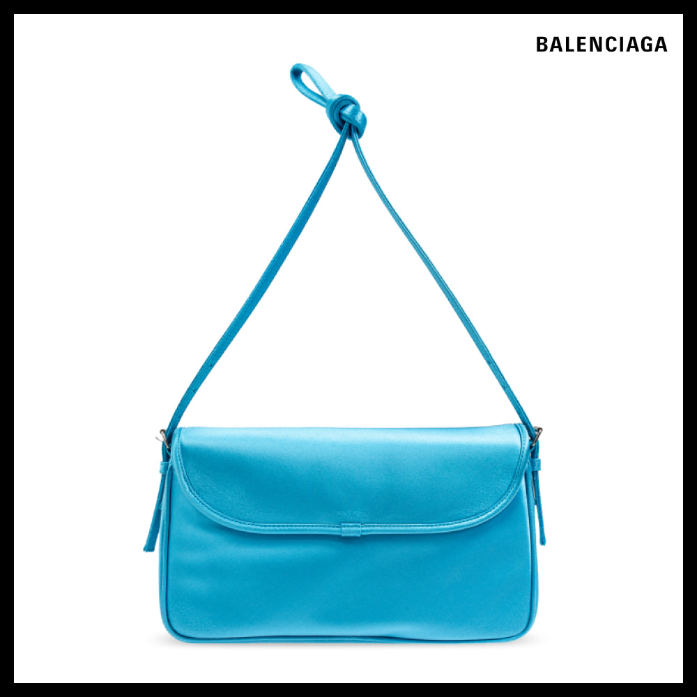 ★BALENCIAGAアウトレット セール ★Leopolda Pochette Blue