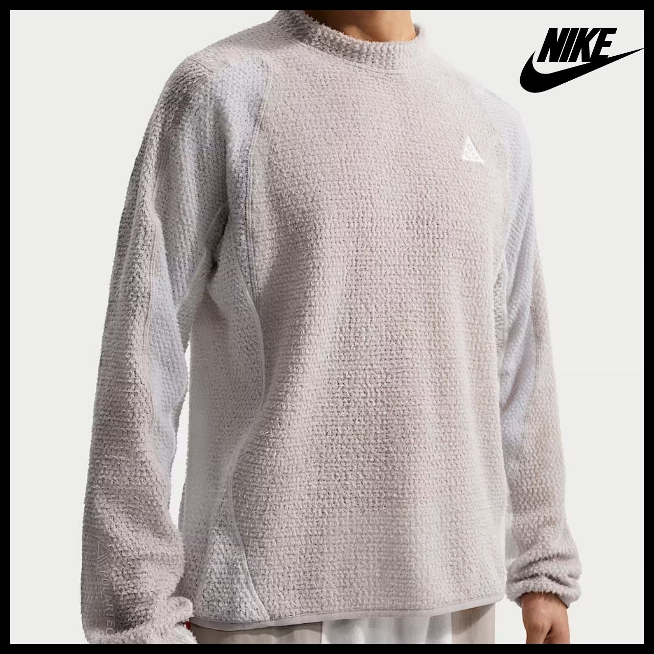【Nike ACG】 Wolf Lichen Polartec Crew Sweatshirt