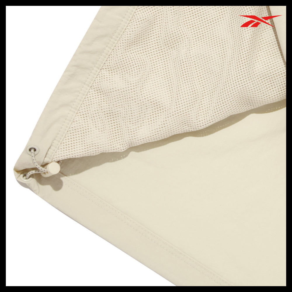 【REEBOK】Vector Flash Crop Windbreaker W Beige