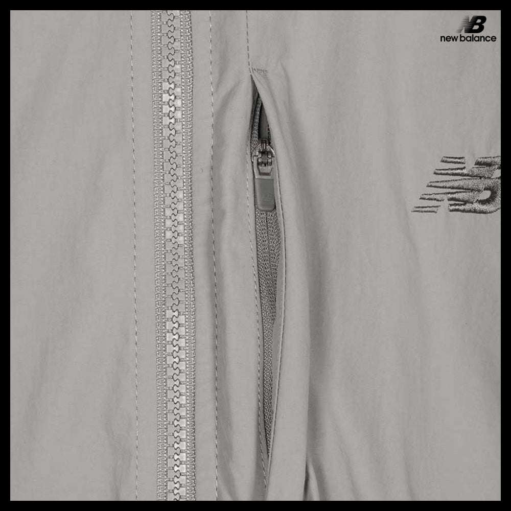 【New Balance】Unisex Heritage Stand Neck Padded JacketTaupe