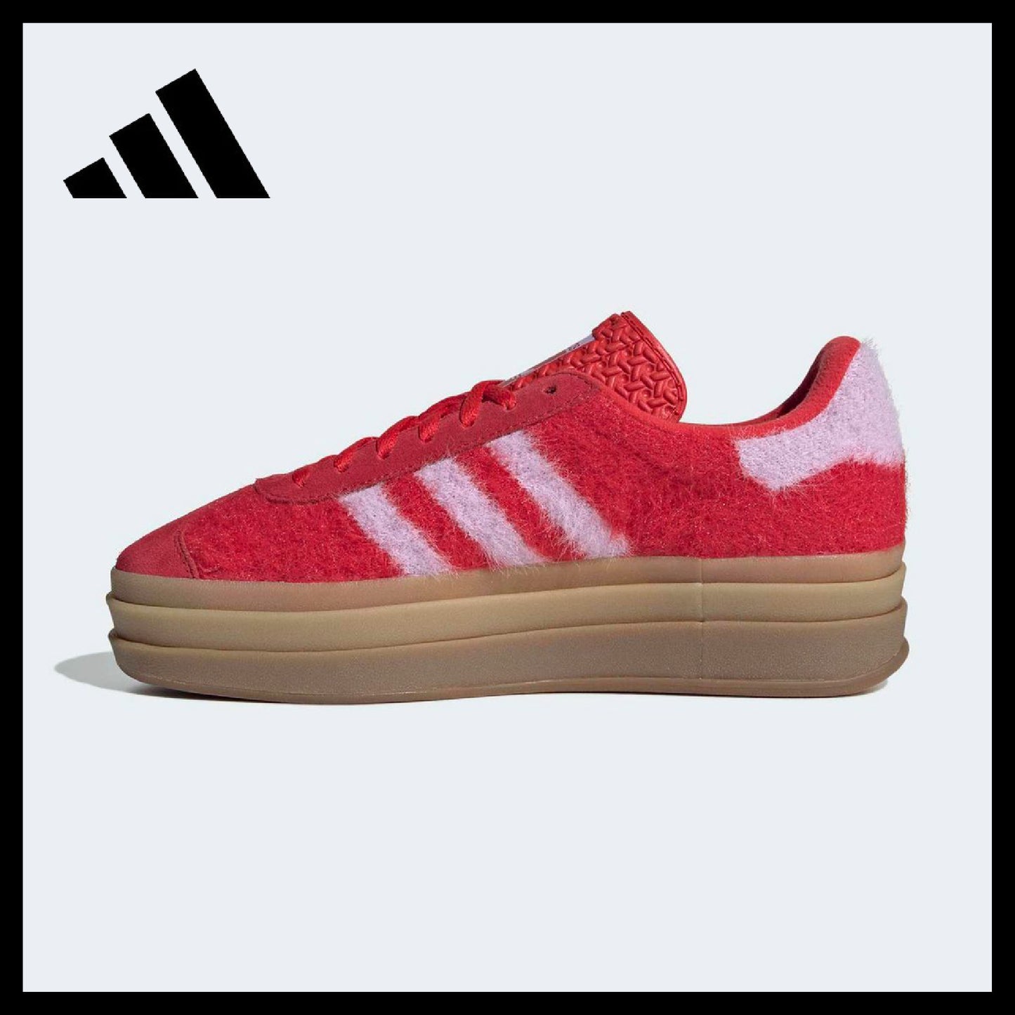 【ADIDAS】Gazelle Bold Red Pink