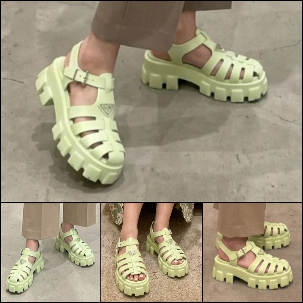 【PRADA】Rubber Sandals F0362