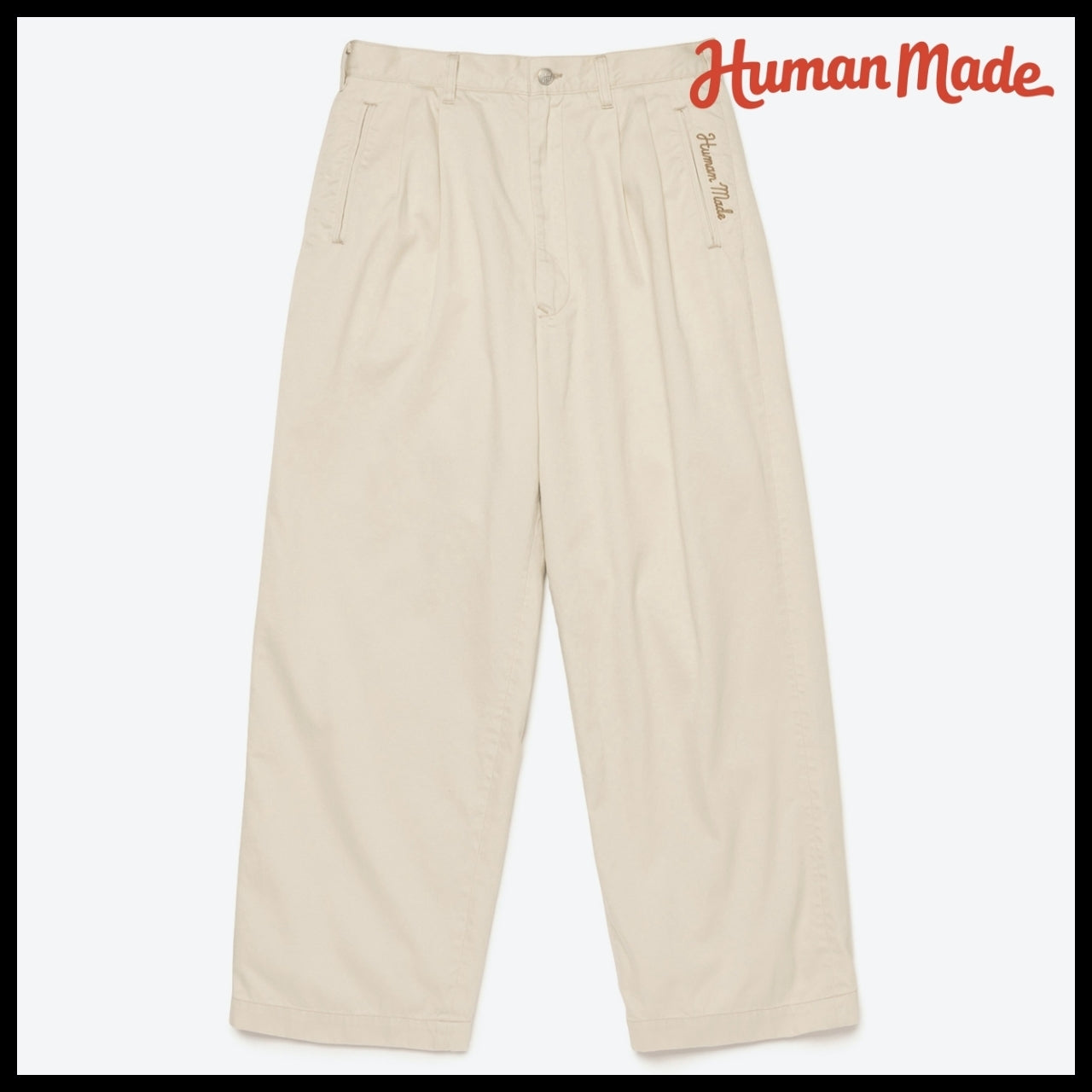 【HUMAN MADE】Wide Chino Pants 2 Colors