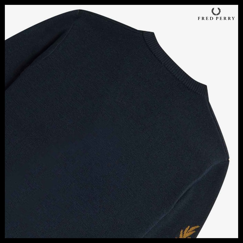 【FRED PERRY】Laurel Wreath Cardigan Navy
