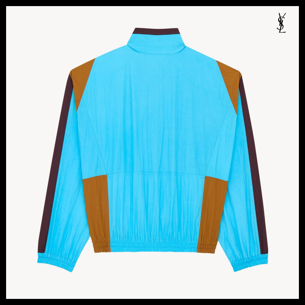 【Saint Laurent】Nylon Faille CASSANDRE Windbreaker