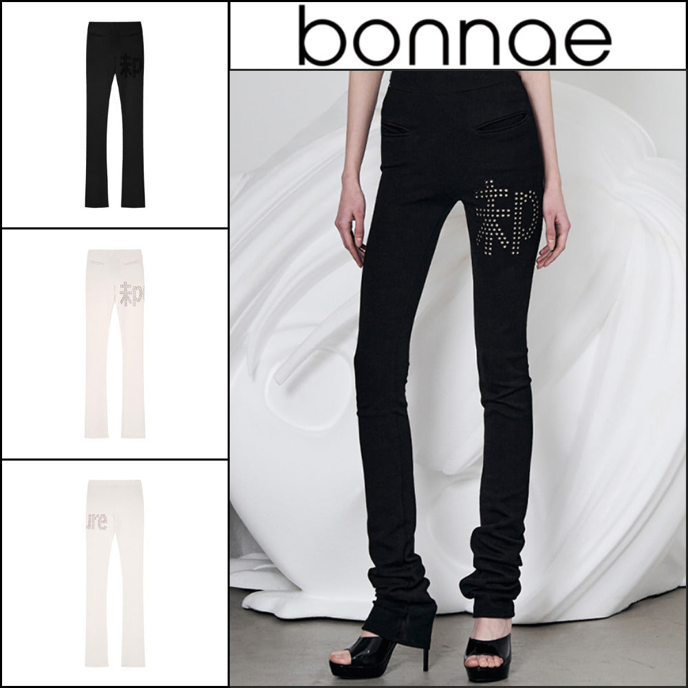 【Bonnae】Stacked Leggings 2Colors