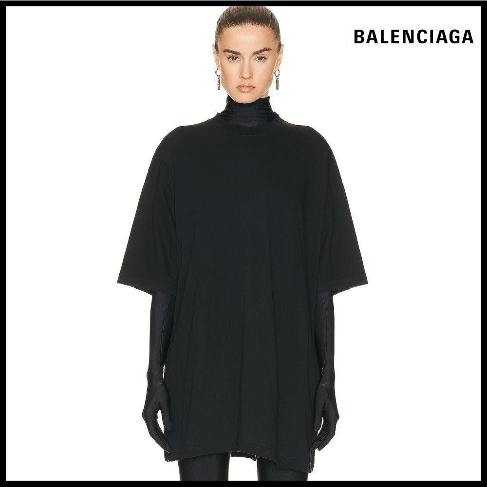 【BALENCIAGA】Medium Fit T-Shirt Black