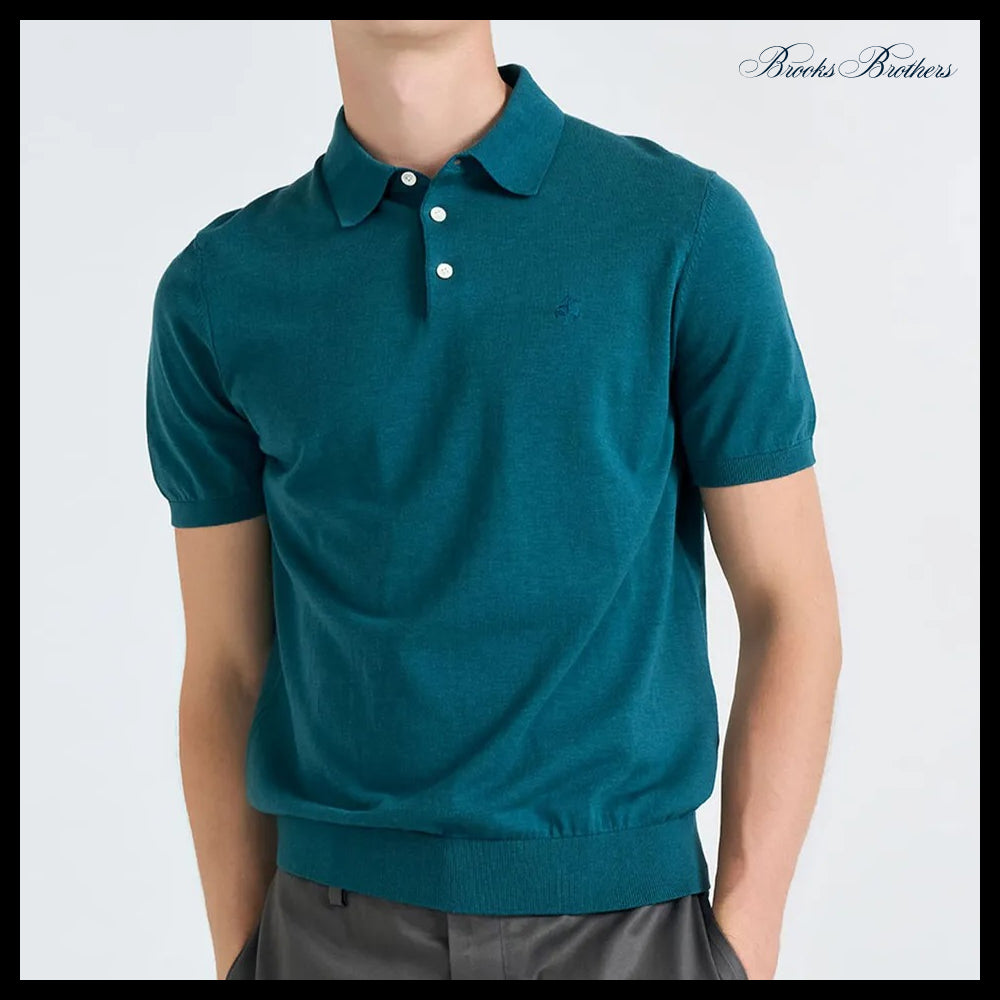 【Brooks Brothers】Cotton Silk Polo Sweater 4Colors