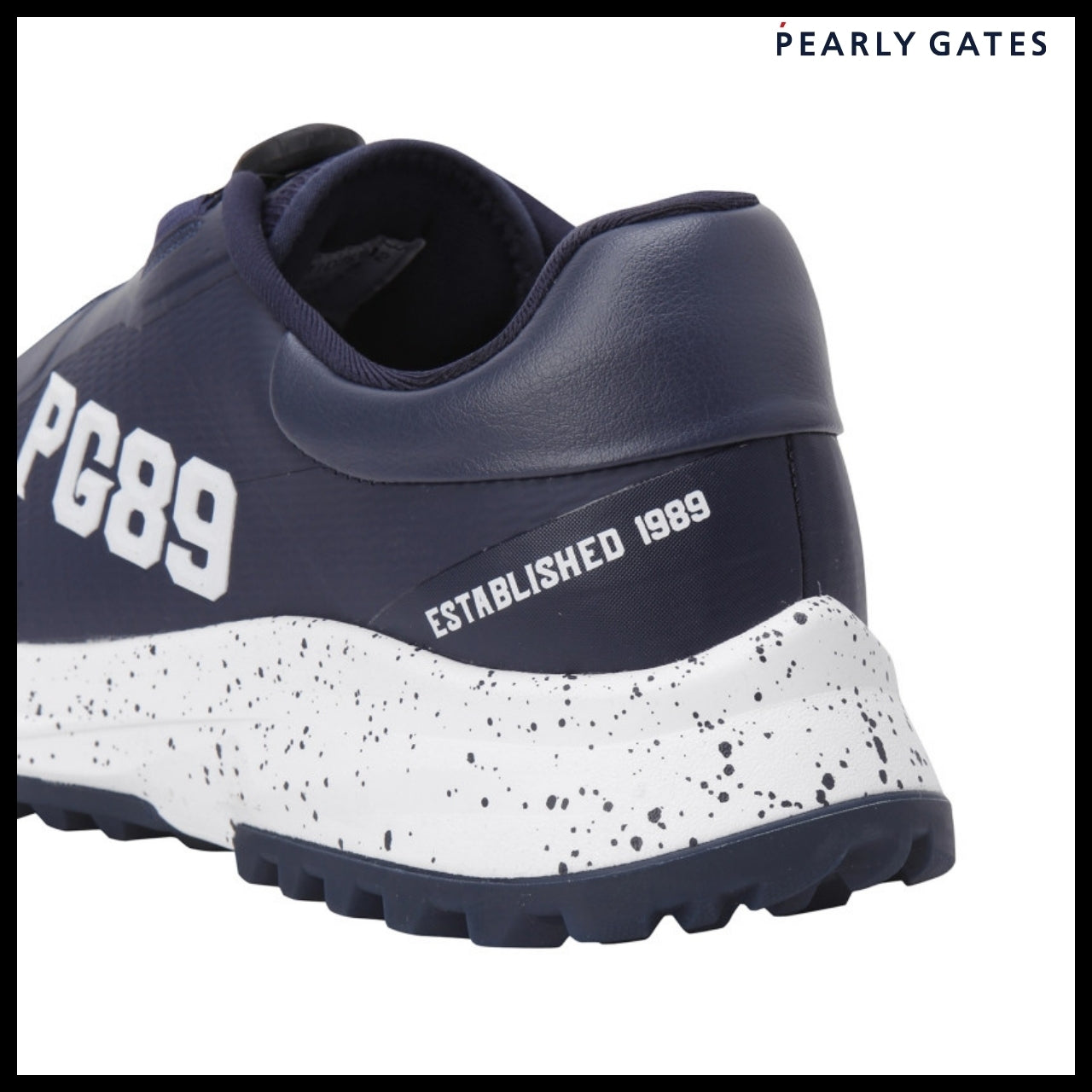 【PEARLY GATES】Painting Block Embossed Logo Dial Boa