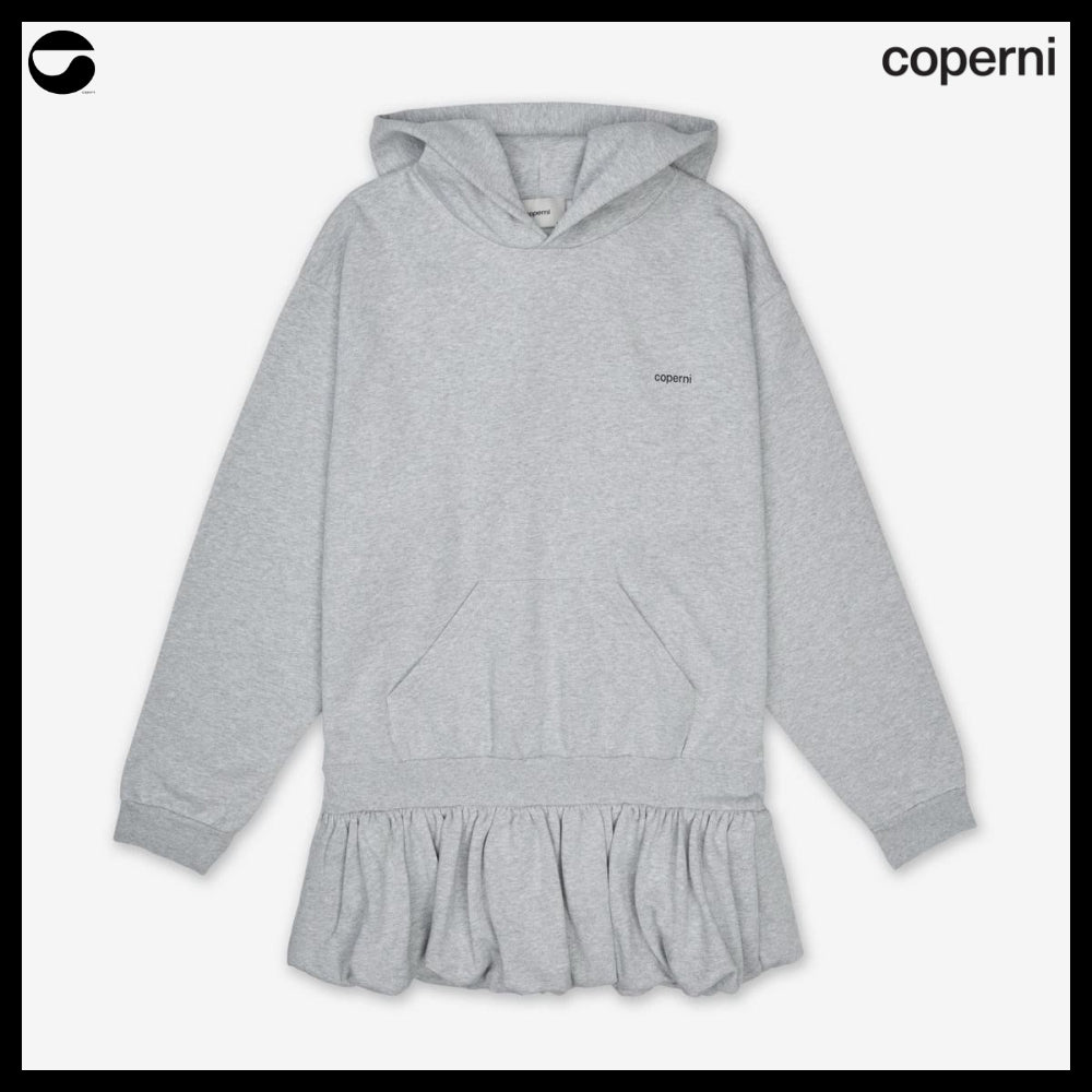 【Coperni】Basque Logo Hoodie Gray Black Print