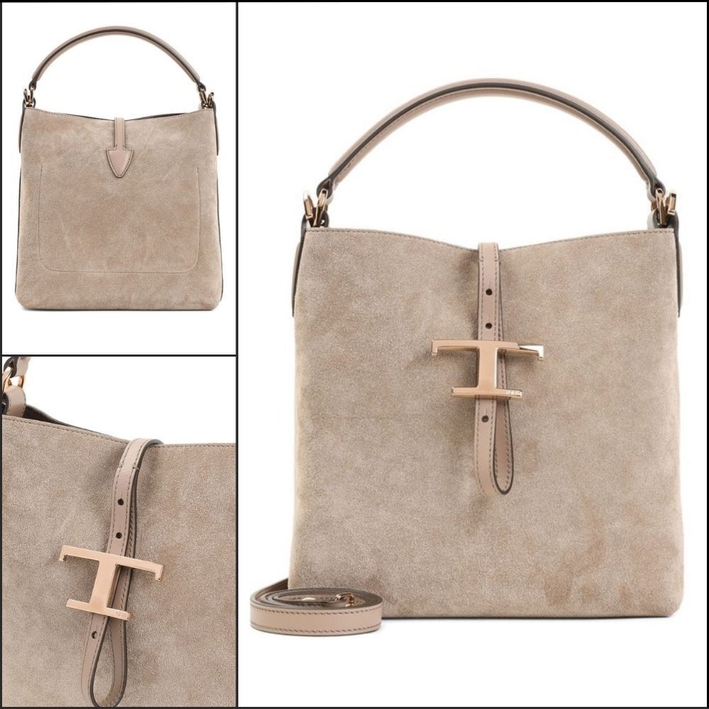 【TOD'S】Beige Large Tote Bag