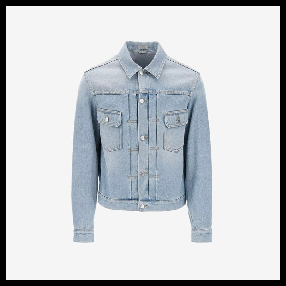 【Dior】Mickey Denim Jacket Sky Blue Men