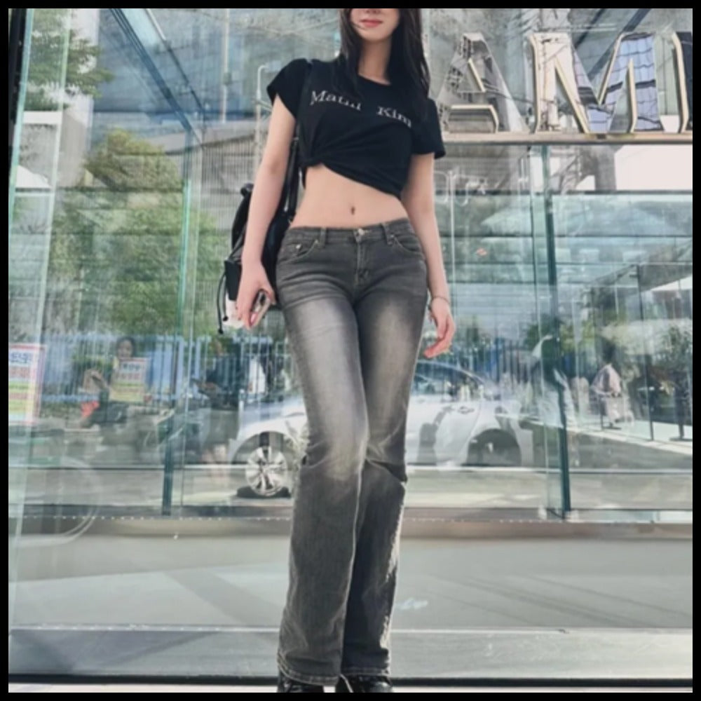 【Matin Kim】MATIN LOGO CROP TOP 2 Colors
