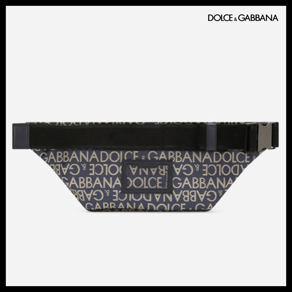 【Dolce & Gabbana】SMALL JACQUARD BELT BAG