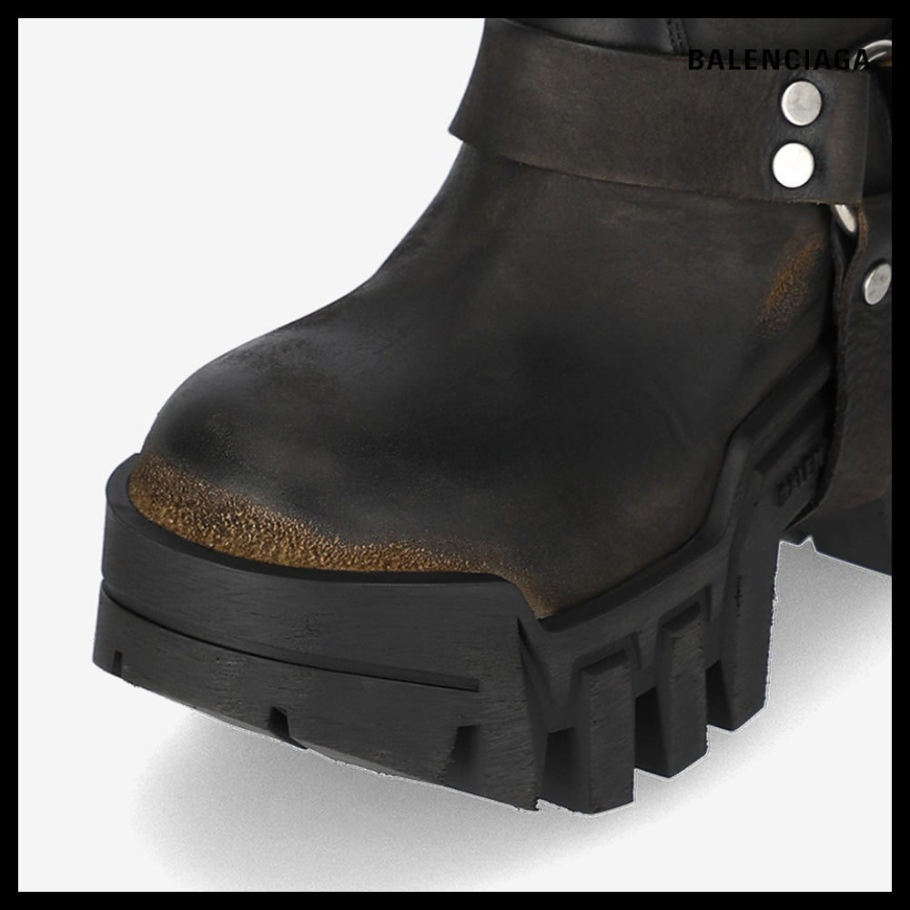 【BALENCIAGA】Bulldozer Harness Boots - Black 1021