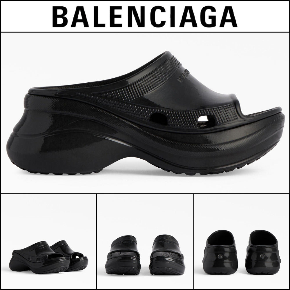 ★BALENCIAGAアウトレット セール ★Pool Crocs Slide Sandal