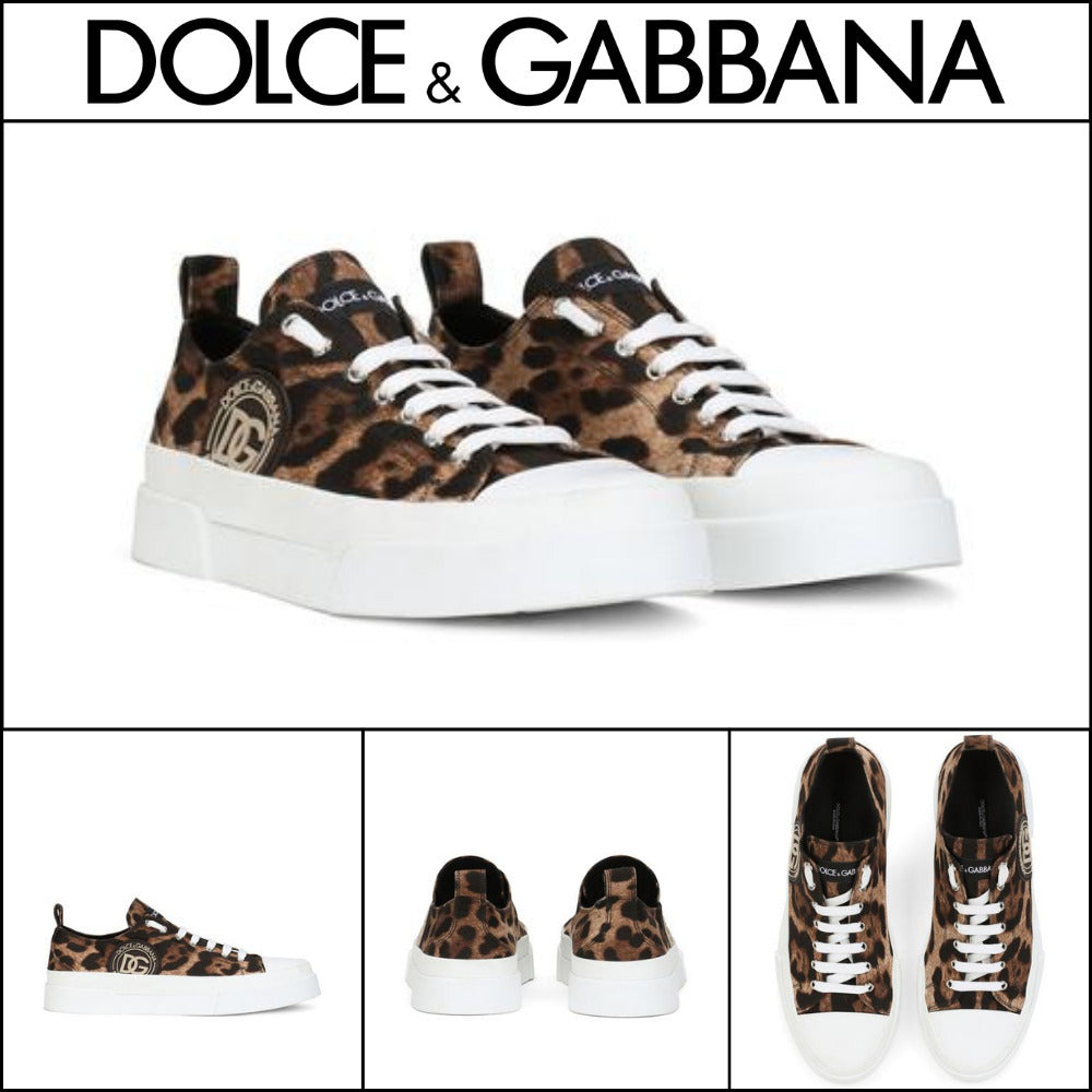 【Dolce & Gabbana】COTTON DRILL PORTOFINO LIGHT SNEAKERS