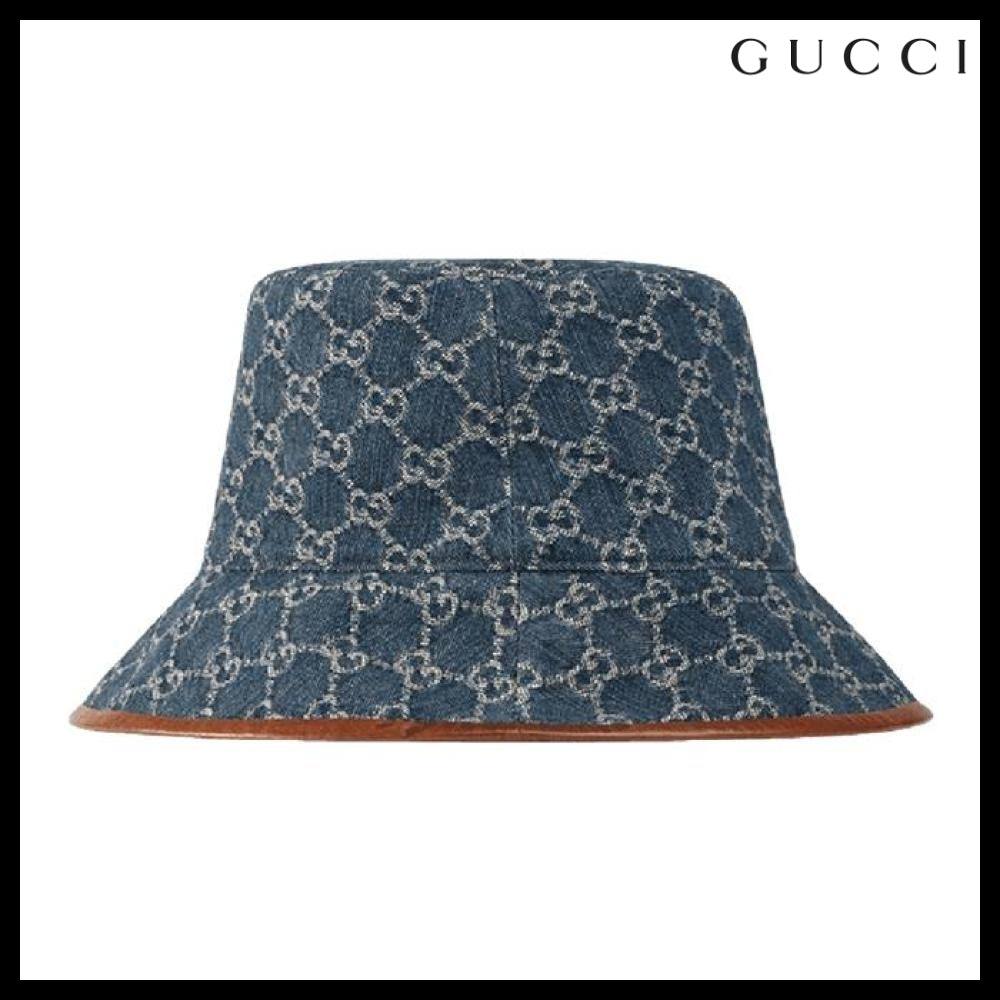 【GUCCI】GG Denim Bucket Hat