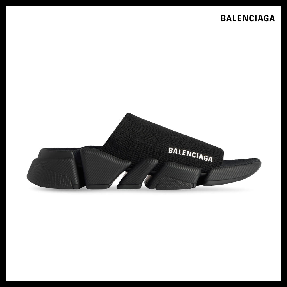 ★BALENCIAGAアウトレットセール★Recycled Knit Slide Sandal