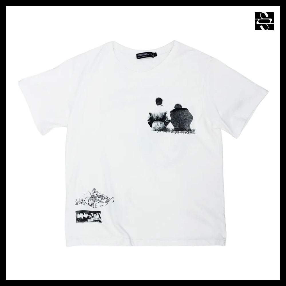 【SUNDAYOFFCLUB】Le Cercle Rouge Rhinestone T Shirt
