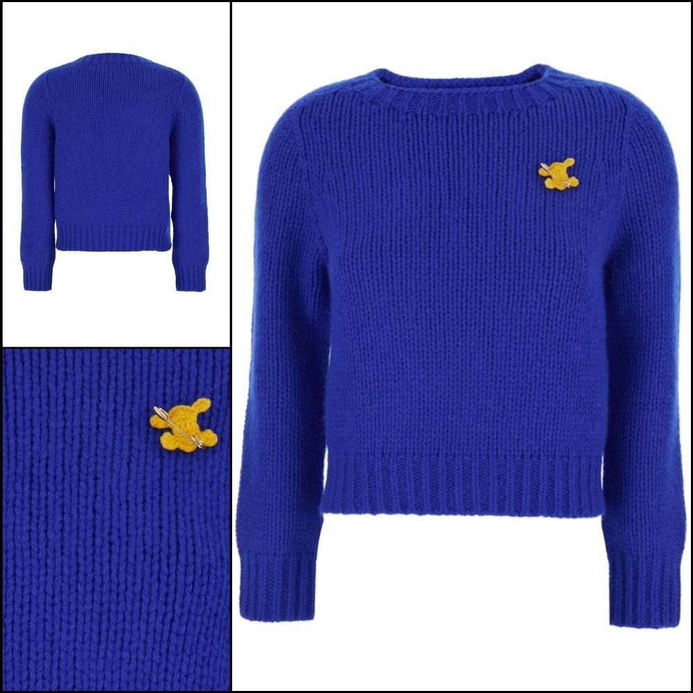 【CELINE】Blue Knit Sweater