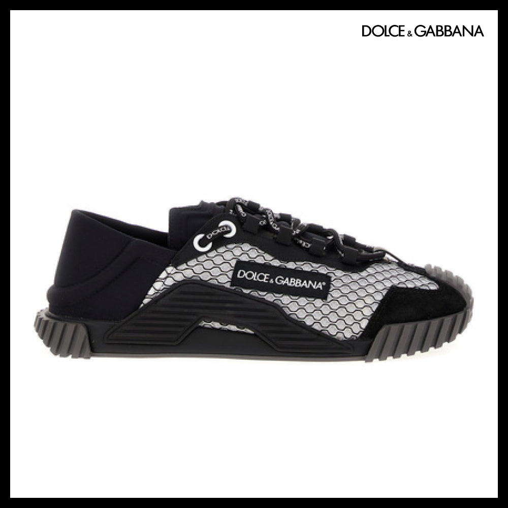 【Dolce & Gabbana】LEATHER SNEAKERS BLACK / WHITE