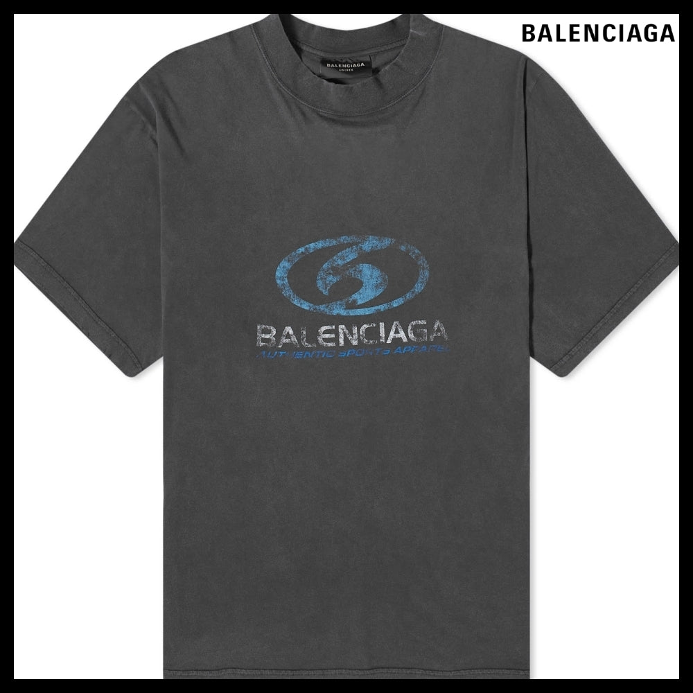 【BALENCIAGA】Surfer Medium Fit T-Shirt Grey