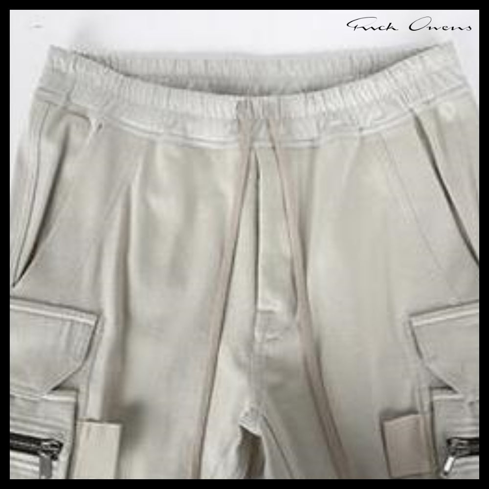 【RICK OWENS】Mastodon Cargo Pants Beige