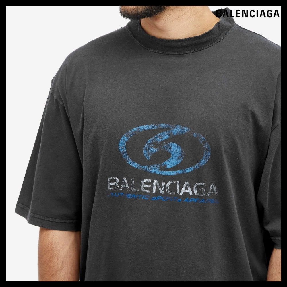 【BALENCIAGA】Surfer Medium Fit T-Shirt Grey