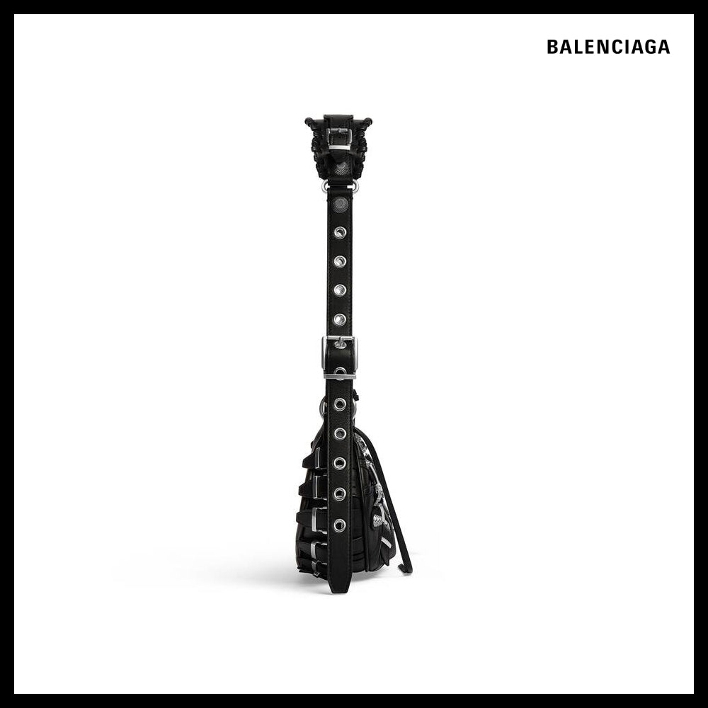 【BALENCIAGA】Le Cagole XS Shoulder Bag With Buckles Black