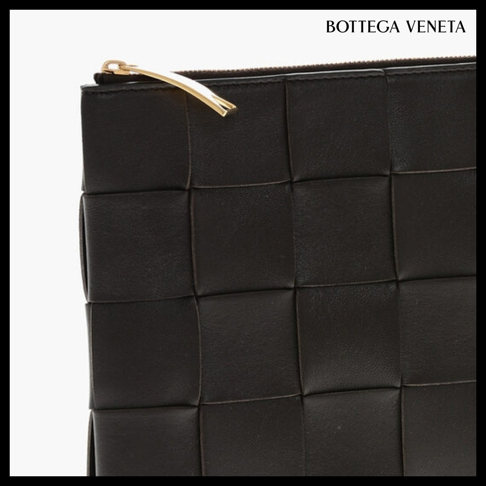 【BOTTEGA VENETA】Brown Clutch Bag